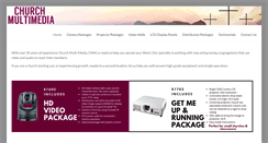 Desktop Screenshot of churchmultimedia.com