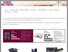 Tablet Screenshot of churchmultimedia.com